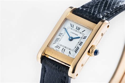 cartier tank normale yellow gold|cartier gold tank watch price.